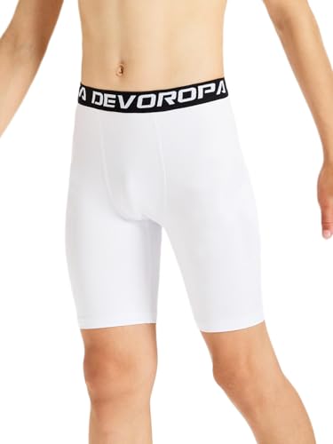 Image of Devoropa Youth Boys Performance Boxer Briefs Sports Compression Shorts Underwear(Pack of 2)