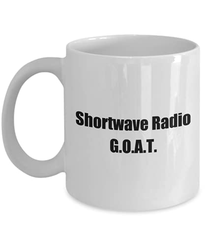 Shortwave Radio G.O.A.T. - Tazza da caffè "Greatest of All Time"