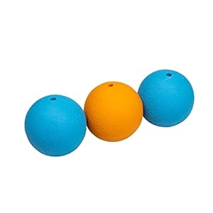 Amazon Basics Squeaker Toy Dog Balls, 2.5-Inch, 3-Pack
