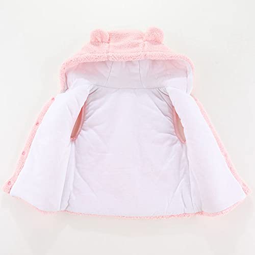 Toddler Fleece Hoody Vest Cute Ears Po𝐥ar Fleece Button Jackets Sleevless Winter Warm Outerwears for Boy Girl3
