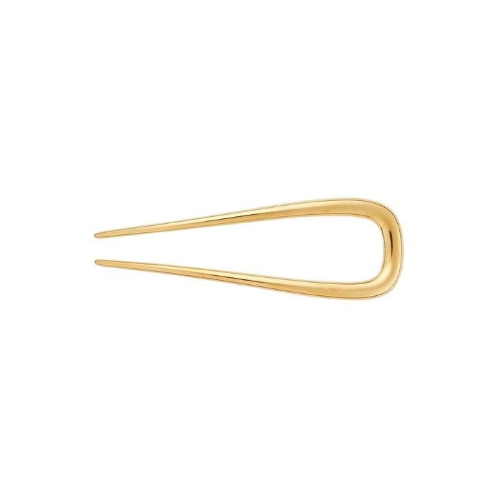 MACHETE Petite Oval French Hair Pin for Thin Thick Hair in Gold, 3 Inch Women Girls Hairstyle Accessories
