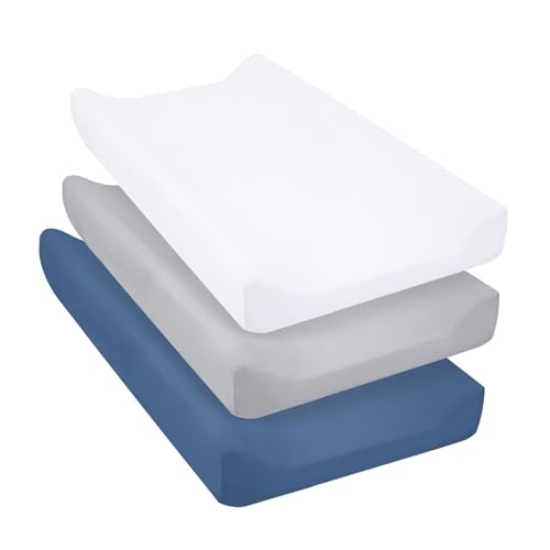 WHFCBJBW おむつ替えパッドカバー3枚パック ソフトで快適な赤ちゃんのおむつ替えクッションスリーブプロテクター