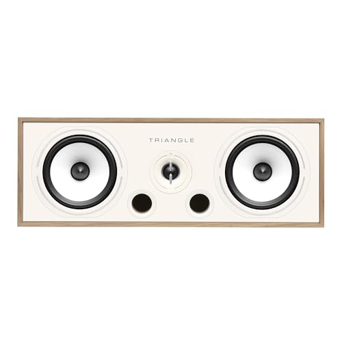 Image of triangle BRC2 Center Channel Speaker - 2 Way Design - 25mm Silk Dome Tweeter (Light Oak)