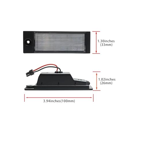 Luces led para placa matrícula de Kia XCeed CD 2019 a 2024 3