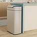 simplehuman 48 Liter / 12.7 Gallon Touch-Bar Dual Compartment Kitchen Recycling Trash Can, Brushed Stainless Steel