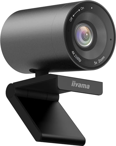Caméra 4K UHD iiyama UC-CAM10PRO-1 webcam grand angle 120 micro intégré zoom