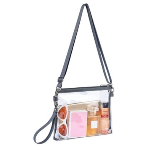 Clear Tote Bag Stadium Approved Clear Bag with Removable Straps for Work Sporting Events and Concert