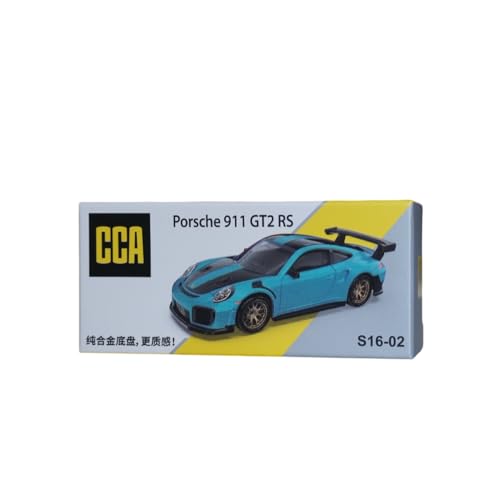 Image of CCA 1:64 Porsche 911 GT2 RS Collection Cool Car Series 3+ Years (Blue)
