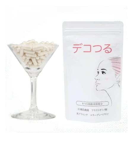 でこつる 124粒　5袋セット Amazon | デコつる でこつる 124粒 ハリ ツヤ 乳酸菌 プラセンタ