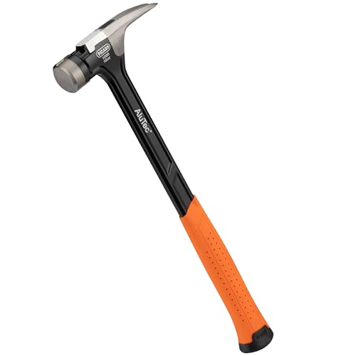 PICARD Martillo AluTec no.1095 superficie lisa | Martillo Carpintero Profesional | Encofrador con Cabeza Híbrida de Aluminio y Acero | Mango Ergonómico Antivibración | Martelo