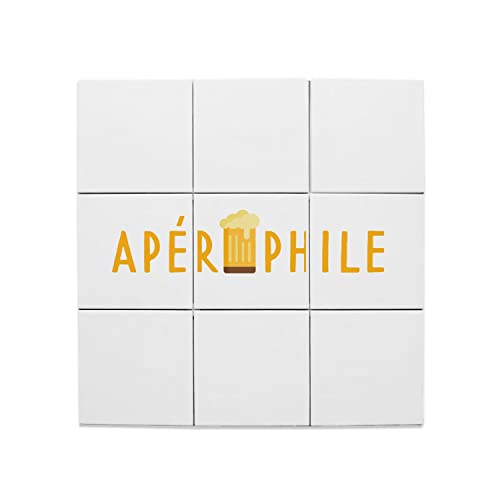 Carreaux céramique apérophile le cadeau idéal pour amateur de bière