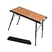 FytStycale Folding Camping Table, Outdoor Table, Lightweight Versatile Folding Table Foldable Table for Camping Patio Outdoor Yard, Wood Grain