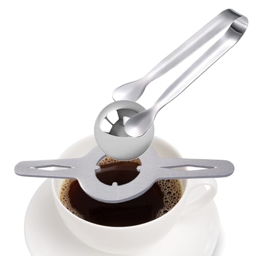 - Bola de congelación - Bola de enfriamiento de acero inoxidable para café | Candado de acero inoxidable Más sabor con congelación - Bola de extracción de espresso para whisky, zumo, vino blanco
