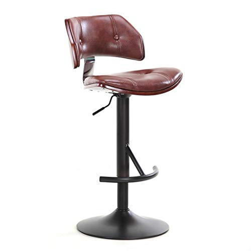 Chaise de cuisine réglable rouge pour optimiser les petits espaces