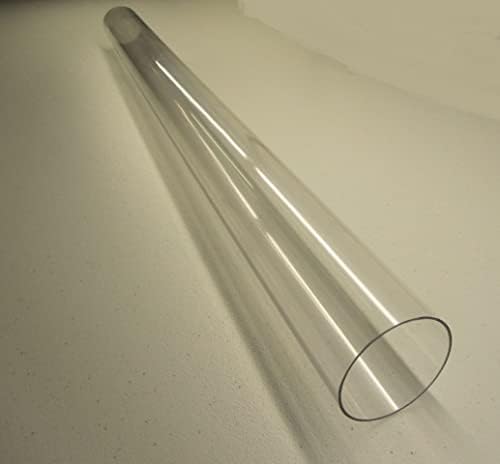 Polycarbonate Round Tube 2 3/4" (2.75") OD x 2.625" (2 5/8") ID x 1/16" Wall x 36" (More Length Options)