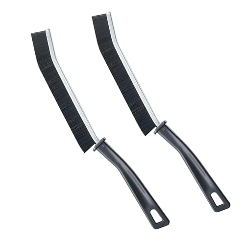 Image of GLUN 2 Piece Heavy-Duty Gap Cleaner Grout Brush, Multifunction Household Cleaning Tool for Bathroom, Kitchen Corners & Tight Areas