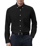 Lusead Mens Oxford Shirts Long Sleeve Button Down Shirt Regular Fit Business Casual Dress Shirts