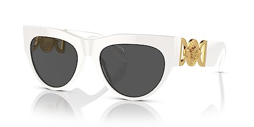 Versace Dark Grey Cat Eye Ladies Sunglasses VE4440U 314/87 56