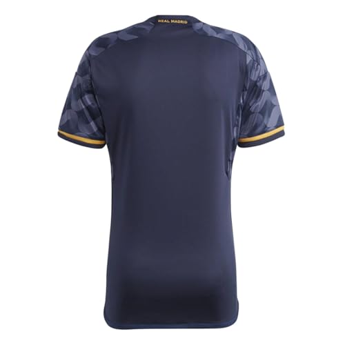 adidas Men's Real Madrid 23/24 Home Jersey - A Sleek and Lightweight Jersey with Gold Accents and Legendary Soccer History