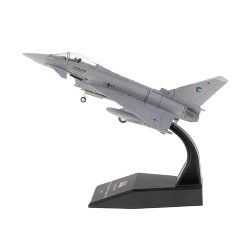 Modelo EF-2000 Eurofighter Typhoon de avión escala 1:100 diecast con soporte de exhibición