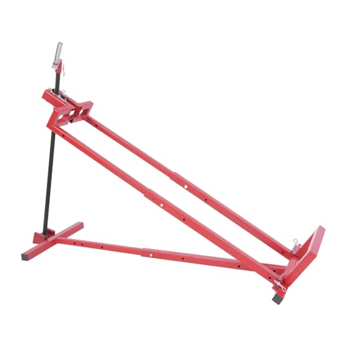 Lawn Mower Lift Jack,Telescopic Maintenance Jack for Riding Lawn Mower, Zero Turn Lawn Mowers,Tractor Maintenance and Repair,880Lbs Lifting Capacity,with Manual Handle and Power Tool Extension Handle