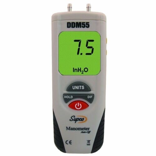 Replacement for fits Supco DDM55 Dual Input Digital Manometer, -55 to 55