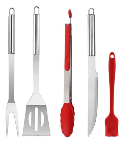 BBQ Grill Tool Set BBQ Accessories, Stainless Steel Grill Tools