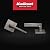 Kwikset Halifax Interior Passage Door Handle, Lever For Closet and Hallway Doors, Reversible Non-Locking Handle Lever, Satin Nickel, with Microban Protection