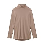 長袖インナー 綿混 裏起毛 吸湿発熱 あったかインナー ハイネック HOTMAGIC ホットマジック MH7845P