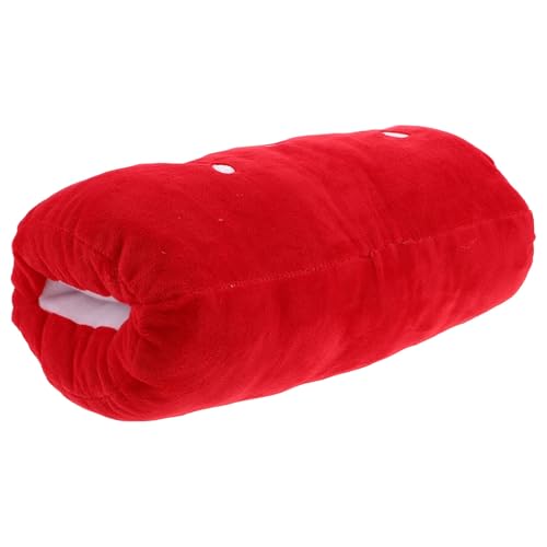 Abaodam かわいいイチゴ抱き枕 暖かいハンドウォーマー機能付き ふわふわぬいぐるみクッション プレゼントに 多機能 手軽に温まる冬用