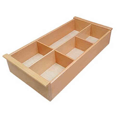 Organizador de madera para dentro de cajones y cajoneras, medidas 43,5cm de largo x 22 cm de ancho y 8 cm de alto, multiusos, para cinturones, corbatas, joyas