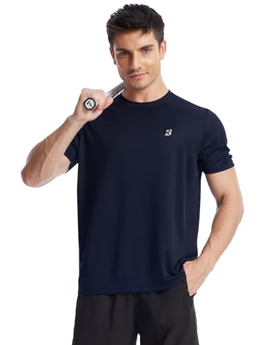 Roadbox Men's Rash Guard Short Sleeve, UPF 50+ UV Sun Protection Swim Shirts, Quick Dry Lightweight Water Surf Beach T-Shirt3