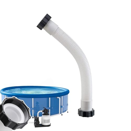 Ylnailky Pool Pumpe Ersatzschlauch | Ersatzschlauch für Poolpumpe Verbindungsschlauch - 38 mm Anschlussrohr für Sandfilteranlagen Salzwasserpools Schwimmbecken