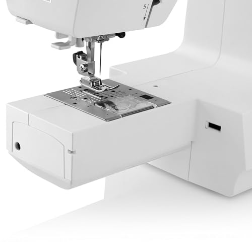 Image of Janome Sewist 725S Sewing Machine - Includes 1 /4 inch Seam Foot + 10-Pack Bobbins + Universal Needles + Leather Needles