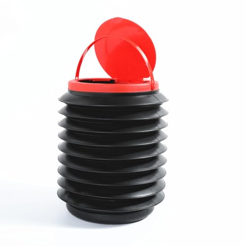 Image of Pop-Up Trash Can, 10 x 6 inches, 1.5 Gallon, Car Trash Can for Cute, Trash Bag Bin Hanging Waterproof Automotive Car Garbage Cans