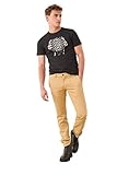 Pantalon coupe chino en sweat denim