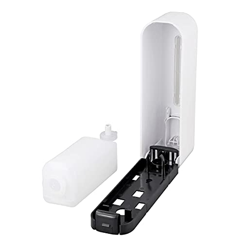 Image of Liquid Soap Dispenser Wall Mounted for Bathroom & Wash Basin | Handwash Bottle Holder, Shampoo & Sanitizer Dispenser for Kitchen, Toilet & Shower Use (Pearl White) (350ML)