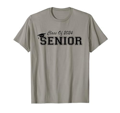 Class Of 2024 Senior Graduation Graduates Seniors Students Maglietta