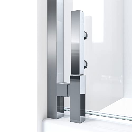 DreamLine Ascend 44 1/2-45 1/2 inch W x 72 inch H Frameless Pivot Shower Door in Matte Black by DreamLine - Image 5