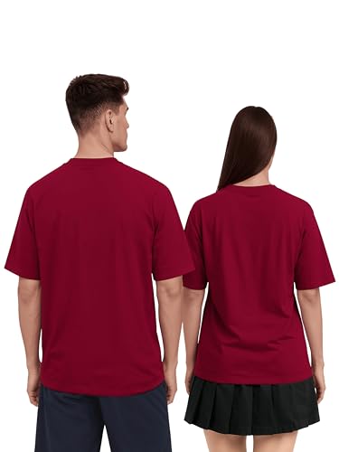 Image of Couple T-Shirts Cotton | Oversized Tshirt for Men Women Love (Set of 2 | Regular Fit | OSHS CT8)