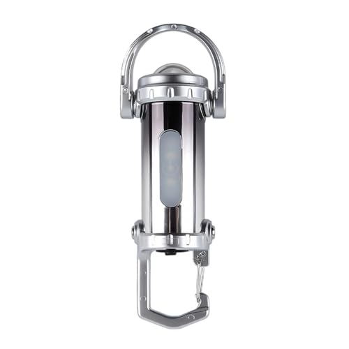 qokeeu Linterna Mini | 1200 Lúmenes Impermeable Recargable Lámpara LED | Linterna que Funciona con Pilas y Modos de Iluminación | Para Camping Senderismo Actividades Al Aire Libre Caminata Nocturna