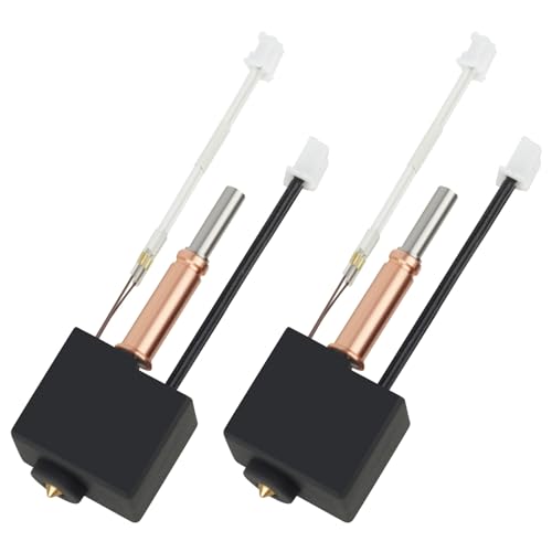 2PCS Kobra 3/Kobra 3 V2 Combo Hotend 3D Printer All Metal Extruder Hot End Replacement with 0.4mm Brass Nozzle and Silicone Sock for Anycubic Kobra 3 and Kobra 3 V2 Combo 3D Printers