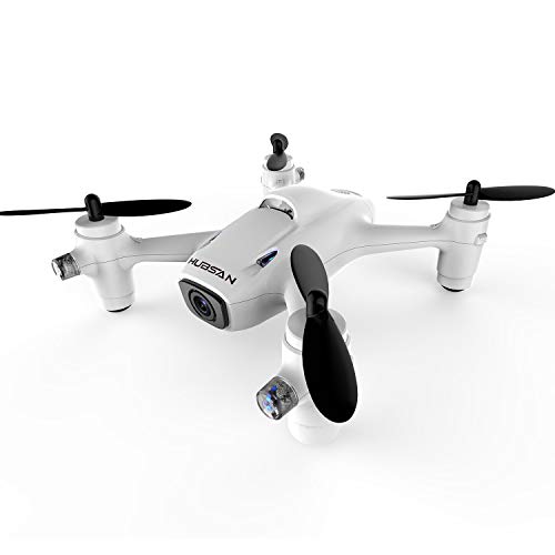 HUBSAN H107C+ X4 Drone with 1080P HD Camera Second Generation 2.4 GHz RC Quadcopter, White