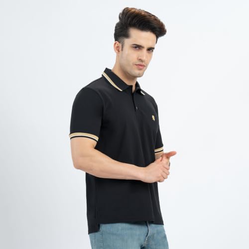 Red Tape Men Black T-Shirt - Image 6