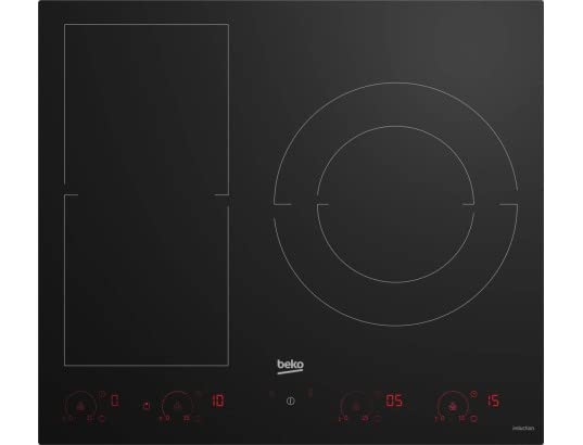 BEKO Plaque induction HII63800FHT 3 foyers dont 1 zone modulaire