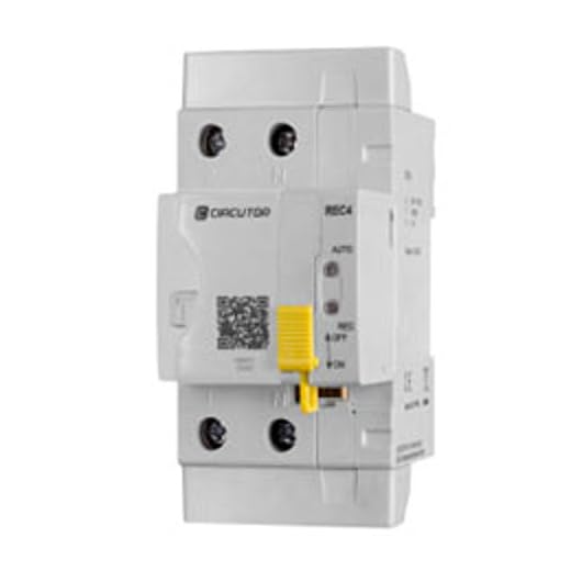 Circutor REC4 2P-40-30 Interruptor diferencial rearme automático, Blanco
