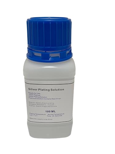 Solución de baño de plata 100ml para limpieza de metales miniatura 1