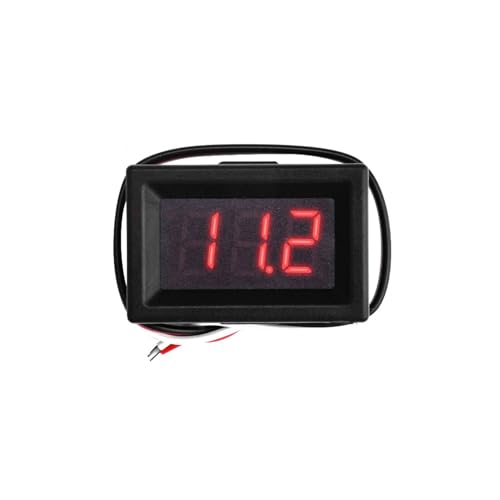 DC0V-30V fW^dv 0.36C` LEDfBXvC dv ~jeX^[pl 12V 24V 1(Red With Shell)