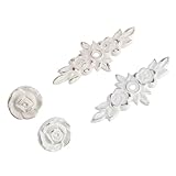Boutons de meubles – fabrication soignée et fiable, matériaux durables et sûrs, boutons de tiroir à fleurs