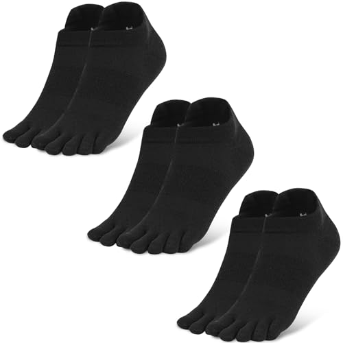 Merino Wool Toe Socks for Men and Women Athletic Runing Ankle Toe Separation Socks